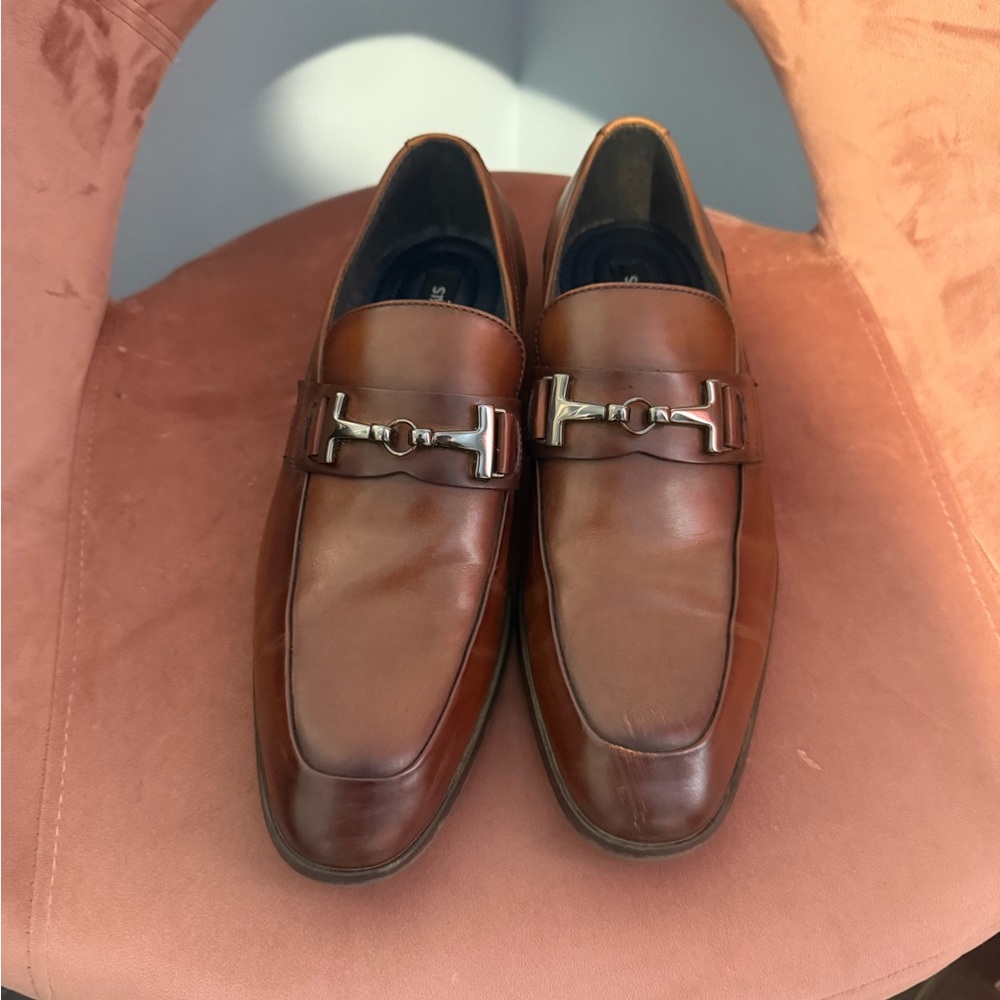 Men's Steve Madden Brown Leather Loafers